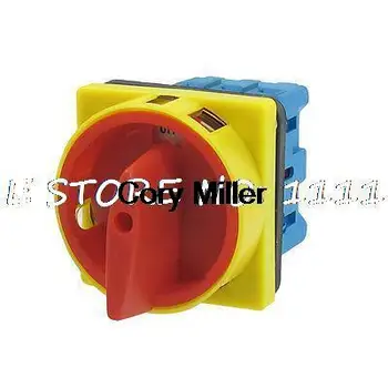 

600V 25A AC 2 Position Rotary Cam 6 Terminals Universal Combination Switch