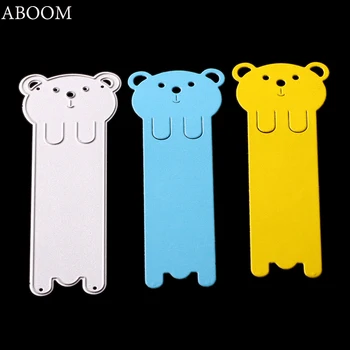 

ABOOM New Animal Bear Tag Metal Cutting Dies Stencils For DIY Scrapbooking Album Paper Cards Decorative Crafts Embossing Die Cut