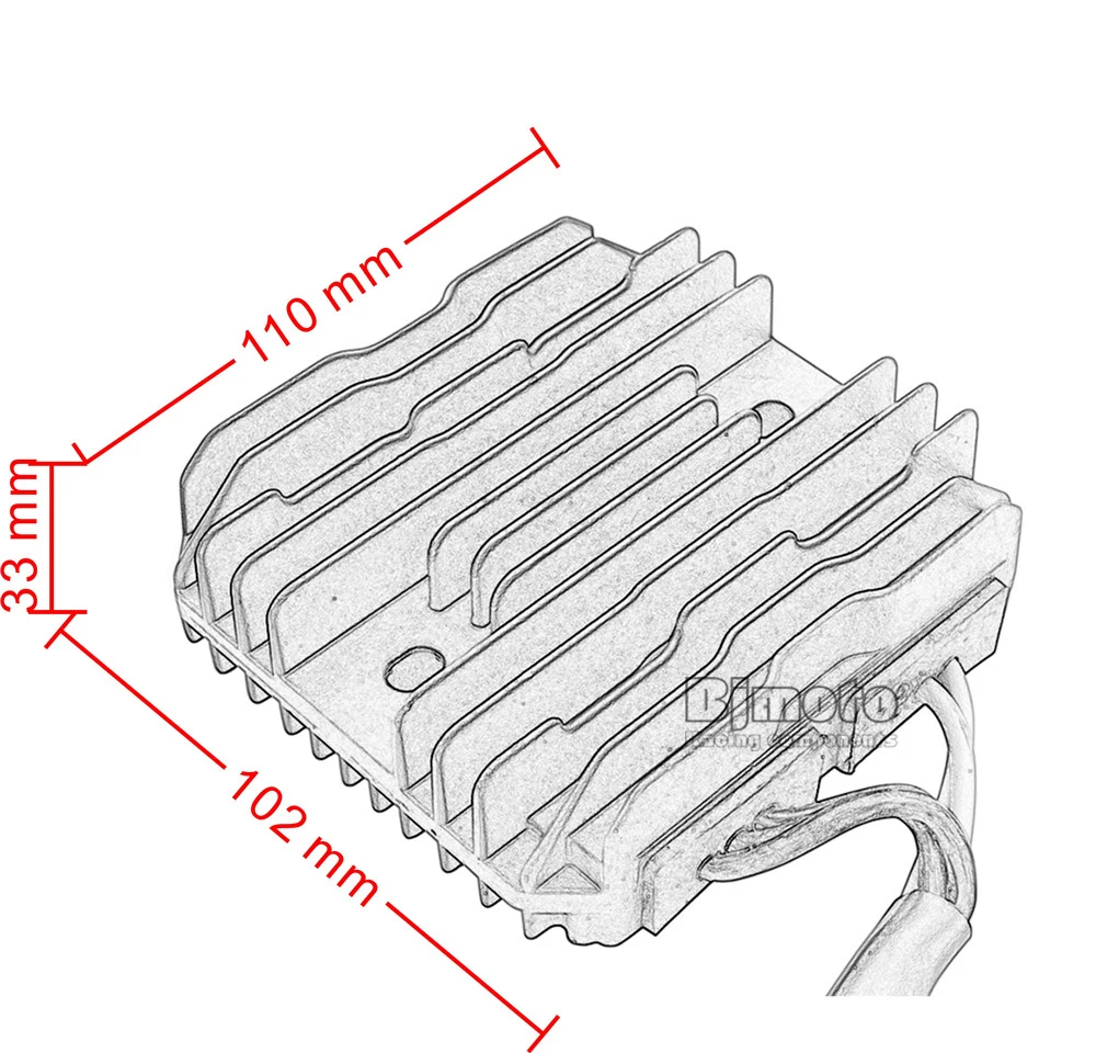 BJMOTO мотоциклетный регулятор напряжения Выпрямитель для Suzuki VL1500 13-15 VLR1800 бульвар C109R Intruder C1800R 08-15 AN650 03-12