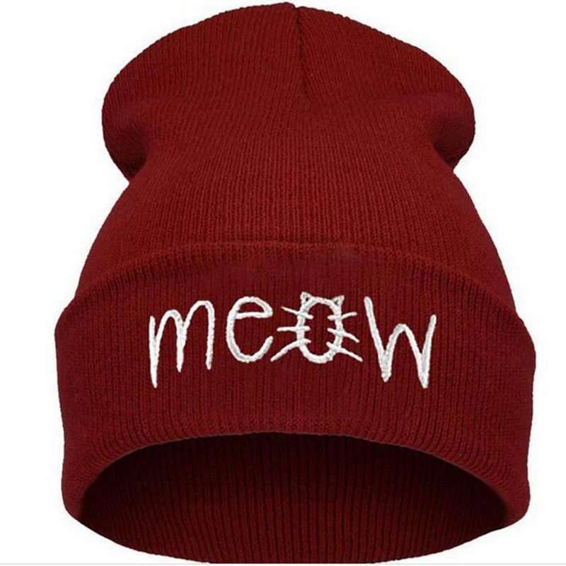 2017 Hot Sale Personality Pattern hip-hop Hat knitting cotton Spring Autumn Winter Multi Colors Beanie hats For women and men |