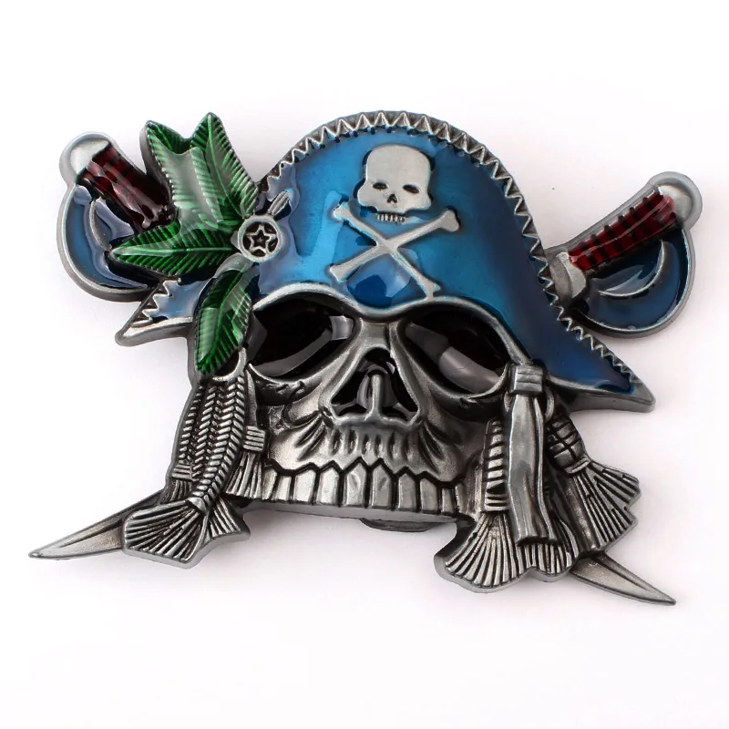 Двойной нож пиратский череп с пряжкой гладкая пряжка|skull skull|skull pirateskull knife |
