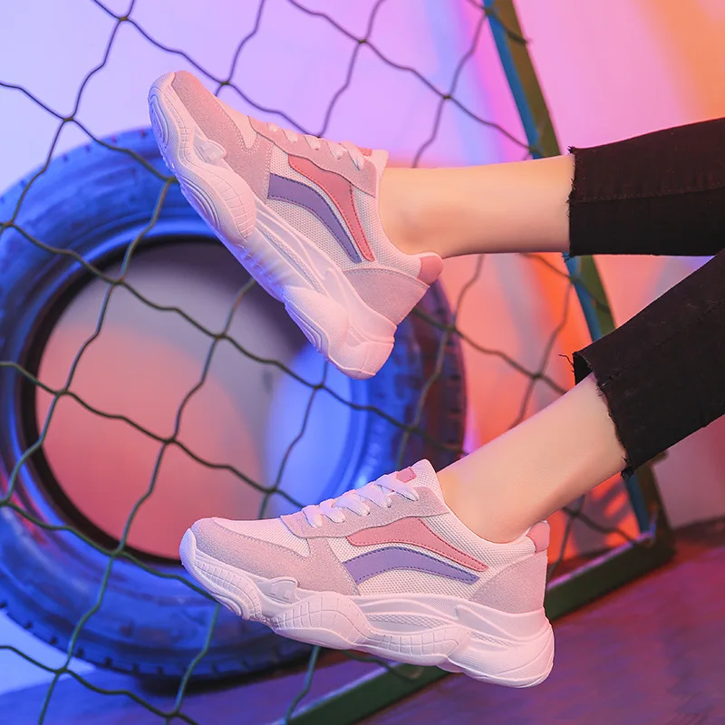 

Spring Women Vulcanize Shoes Women Flats Fashion Women Comfort Women Sneakers Tenis Feminino Breathable Femme Shoes