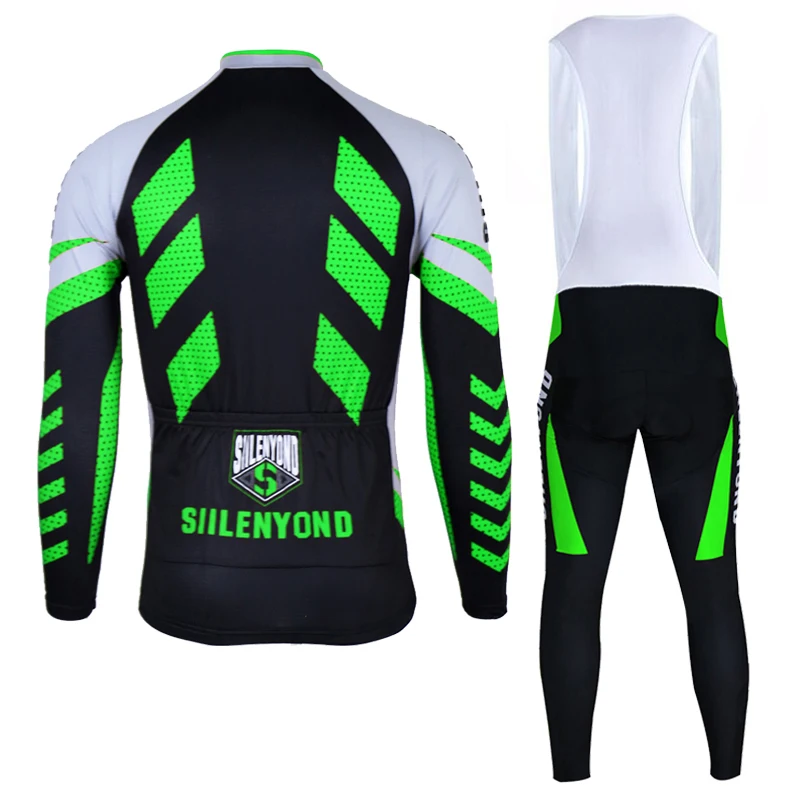 SIILENYOND ropa ciclismo зимняя флисовая профессиональная длинная велосипедная Джерси, набор, одежда для горного велосипеда, одежда для горного велосипеда, костюм для гонок