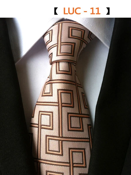 RBOCOTT модный клетчатый галстук мужские полосатые галстуки 8 см галстук черный галстук для формального бизнеса жениха Свадебные вечерние аксессуары - Цвет: 11