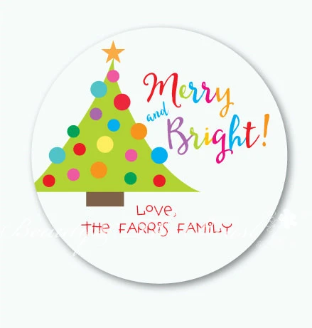 Personalized Candy Box Stickers Christmas Tree Tags Gift Labels For Christmas Cupcake Topper Christmas Decorations Label Label Stickers Stickerstag Tag Aliexpress