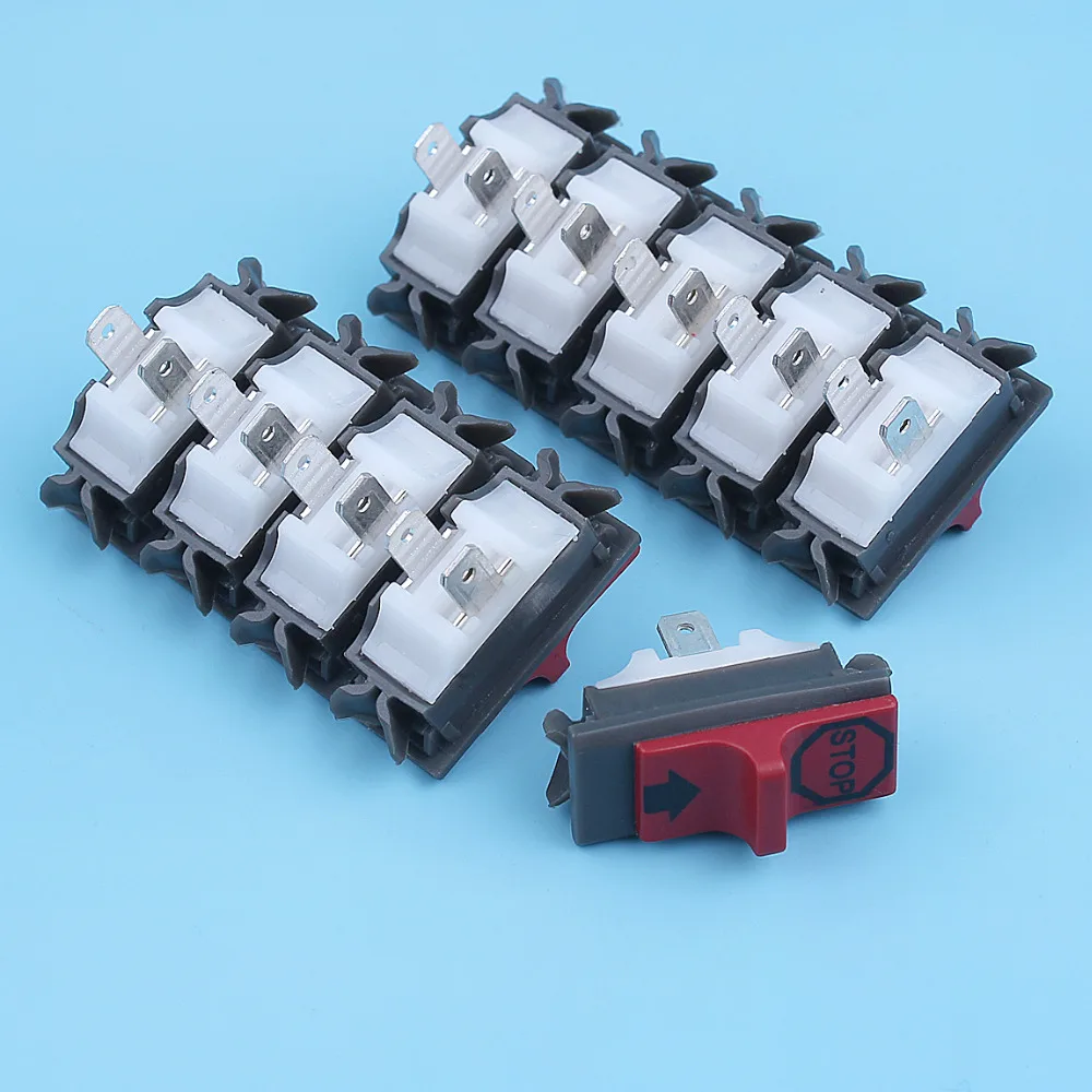 On Off Kill Start/Stop Switch For Husqvarna 365 371 372 336 385 390 JONSERED 2063 2065 2165 2071 2171 Chainsaws 10pcs