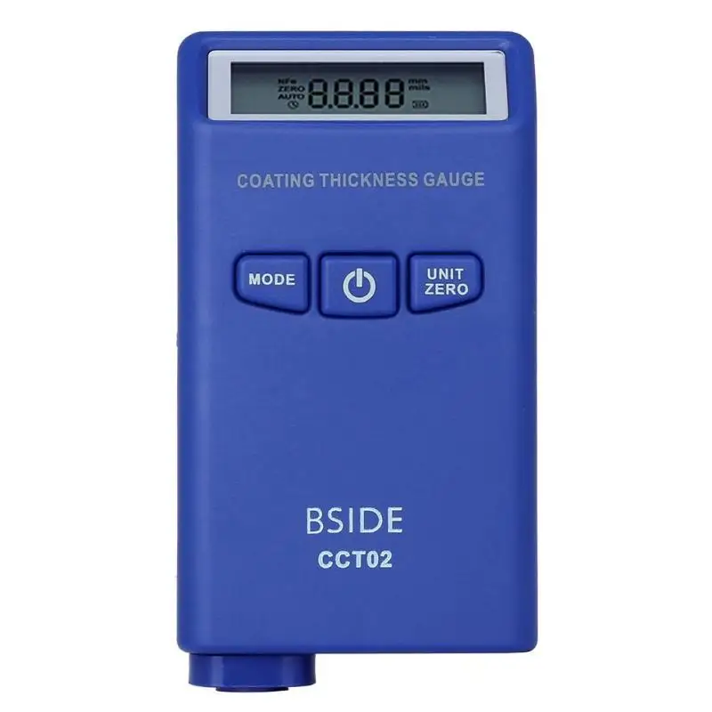 

CCT02 Painting Coating Thickness Gauge Electroplated Coatings Meter Metal Width Tester Car Paint Thickness Measuring Tool