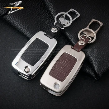 

Zinc alloy Leather Car Key Case Shell For GEELY EMGRAND EC7 EC8 GX7 GS Car Key Cover Car Keyring EC718 EC715 EC718 EC715-RV GC9