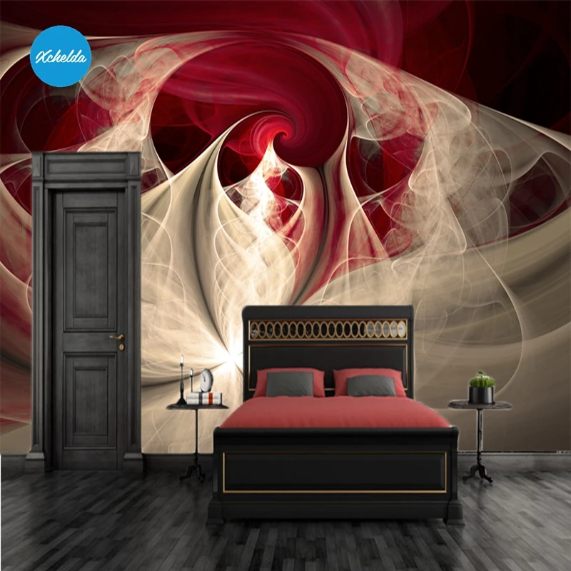 Mural 3D Wallpapers Custom Wall Murals Painting Abstract Floral Design Background Bedroom Living Room Papel De Parede