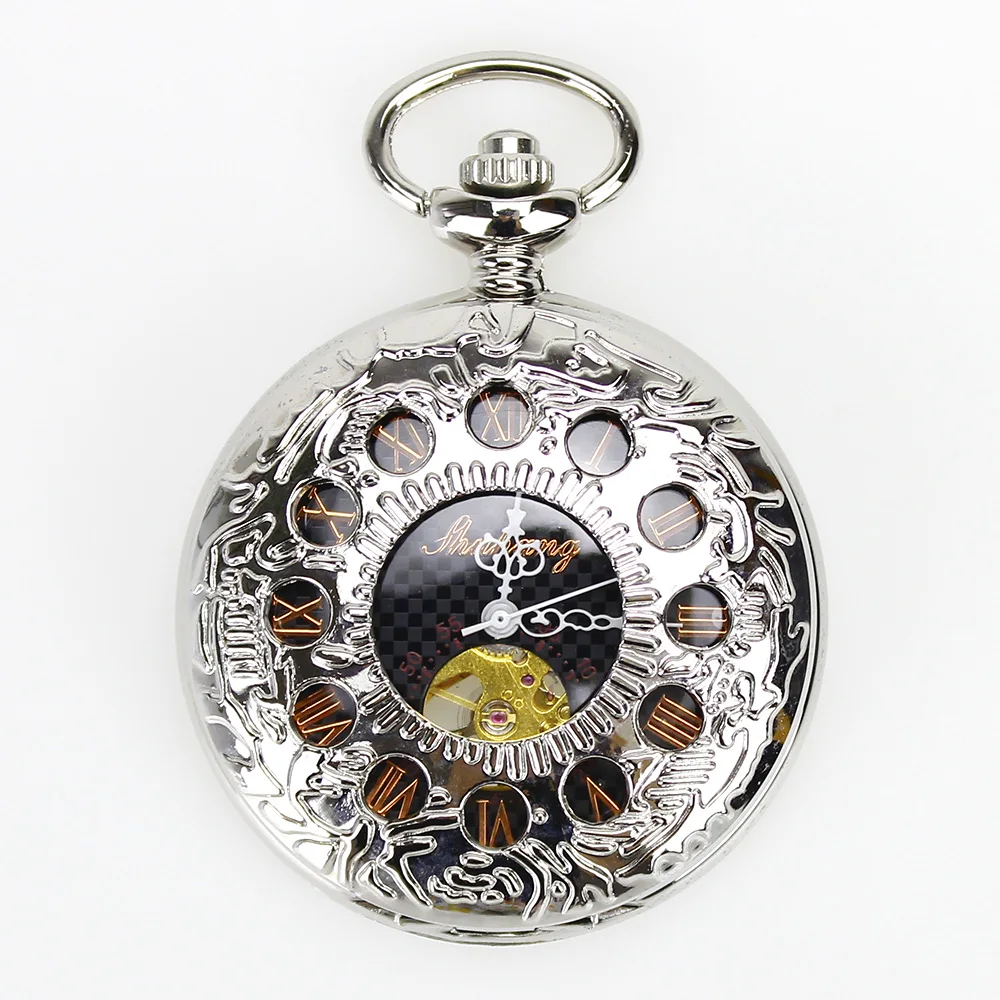 Forsining Top Brand Luxury Mechanical Pocket Watches European Wind