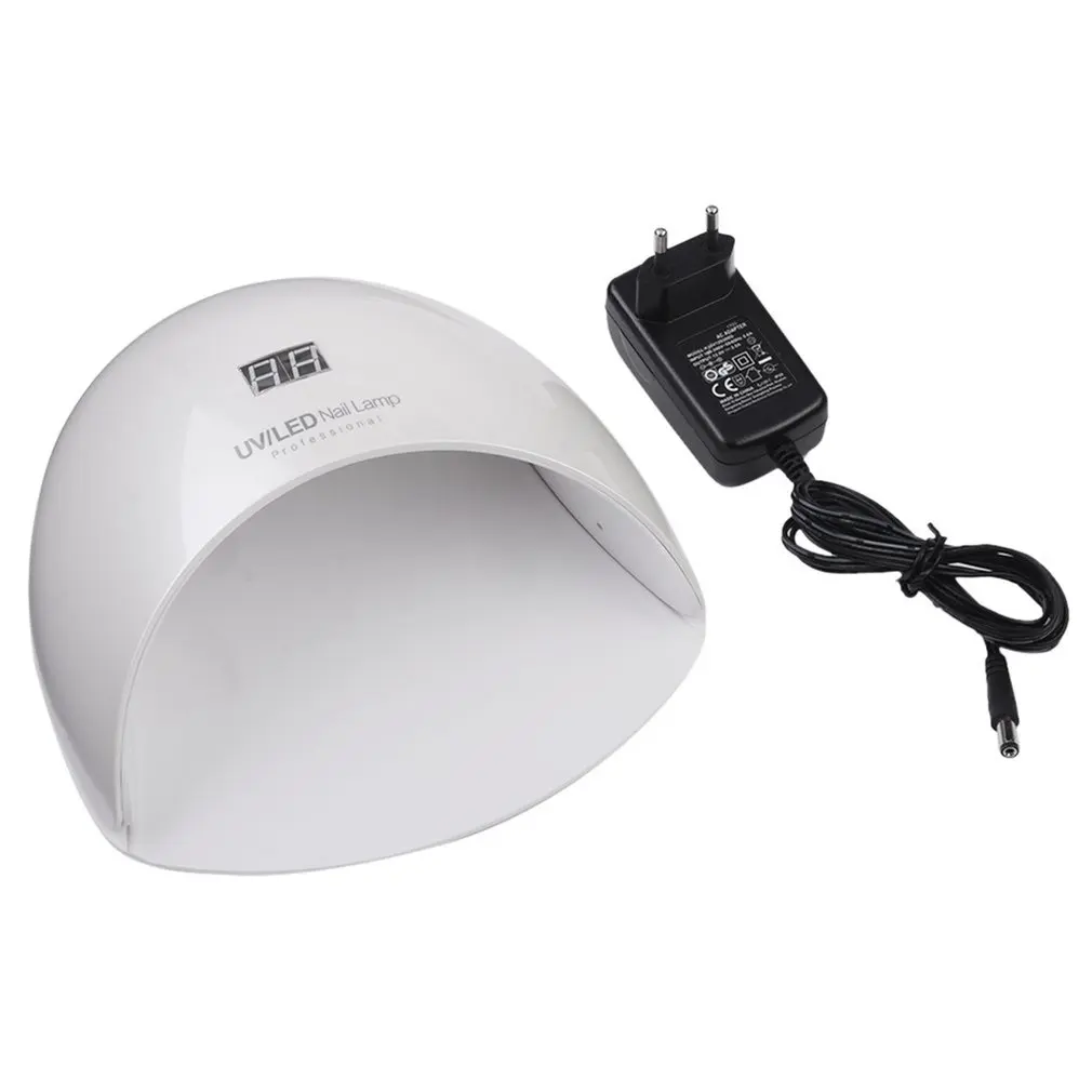 

New DC 12V/2A 18W Portable Fashionable Unique Design Natural Light High Efficiency Energy-saving LED/UV Nail Lamp An Adapter