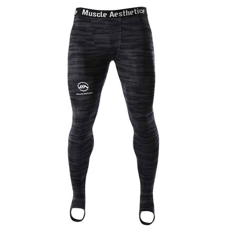 Men Compression Tight Leggings Running Sports Male Gym Fitness Pants Quick dry Trousers Workout Training CrossFit Yoga Bottoms