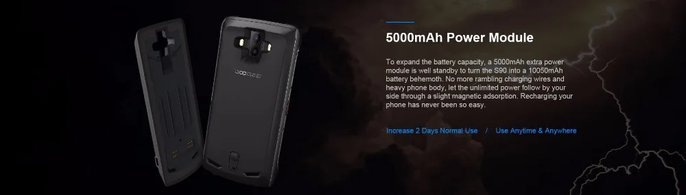 IP68 DOOGEE S90 модульный прочный мобильный телефон 6,18 дюймов дисплей 5050 мАч Helio P60 Восьмиядерный 6 ГБ 128 ГБ Android 8,1 Andriod 8,1 16,0