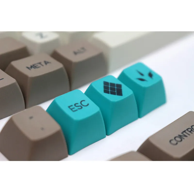 Крутой Джаз ретро бежевый 134 ключа SA PBT Keycap сублимационный ключ колпачок Cherry MX