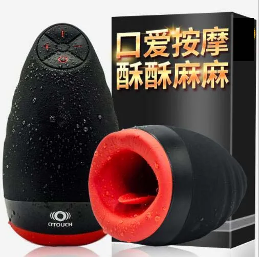 

Electric Lick Suck Automatic Oral Sex Machine Male Masturbator Cup 6 Speeds Vibrating Intelligent Heat Realistic Sex Toy For Men