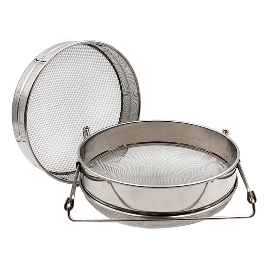 Stainless-Steel-Double-layer-Honey-Sieve-Filtration-Bee-Honey-Filter-Strainer-Machine-Tool-Extractor-Beekeeping-Tools