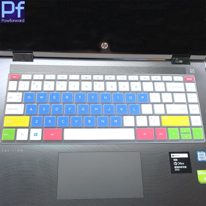 Для hp павильон X360 14M-CD0003DX 14m-cd0001dx 2-в-1 14 ''клавиатура защитная пленка чехол для клавиатуры ноутбука наклейки для тела - Цвет: candyblue