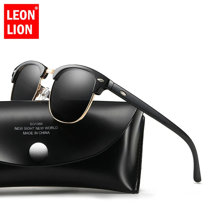 

LEONLION Classic Polarized Sunglasses Men Women Retro Brand Designer High Quality Sun Glasses Female Male Fashion Mirror Oculos