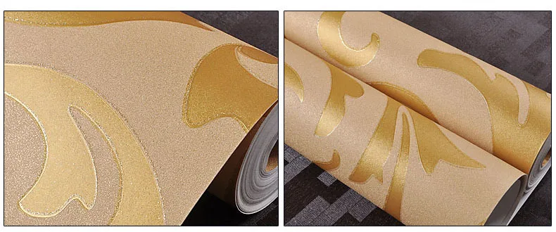 Европейский стиль 3d обои рулоны papel де parede Флокирование Для ПВХ Виниловая полосатая настенная бумага рулон 3d обои 4 цвета