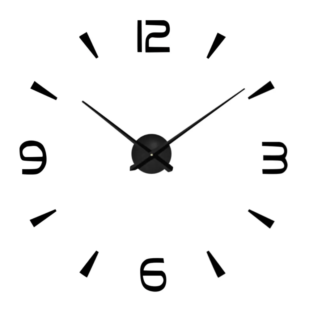 Hot Sale High Quality Creative Modern Large 3D DIY Mirror Surface Art Wall Clock Sticker Home Office Decor Gift New | Дом и сад