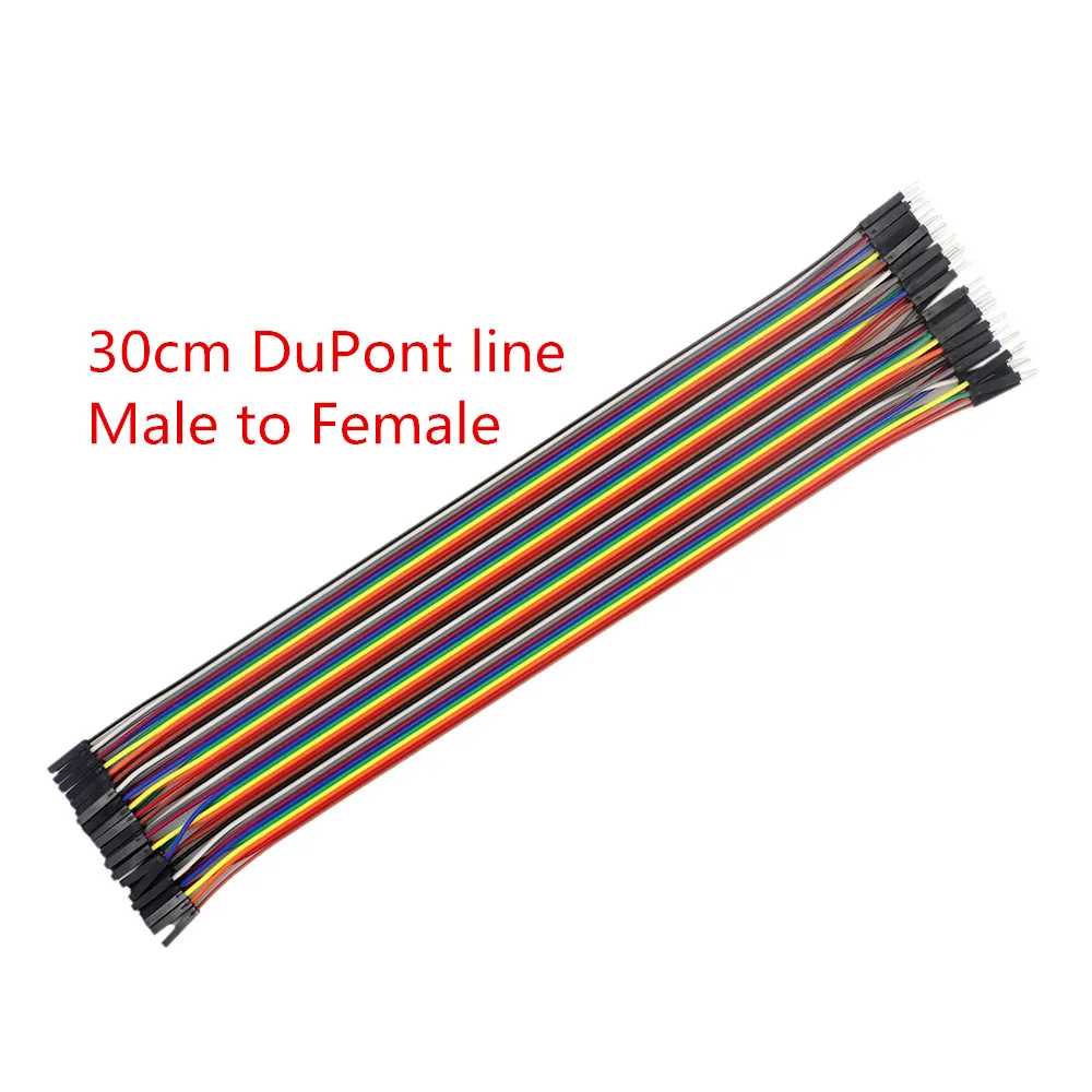 30 см папа + мама и женщина DuPont кабель Линия Соединительный разъем Макет для arduino Diy