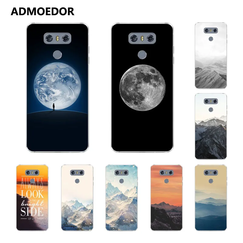 for LG G6 case Silicon scenery Painting Soft TPU Back Cover g5 phone Protect bags shell |
