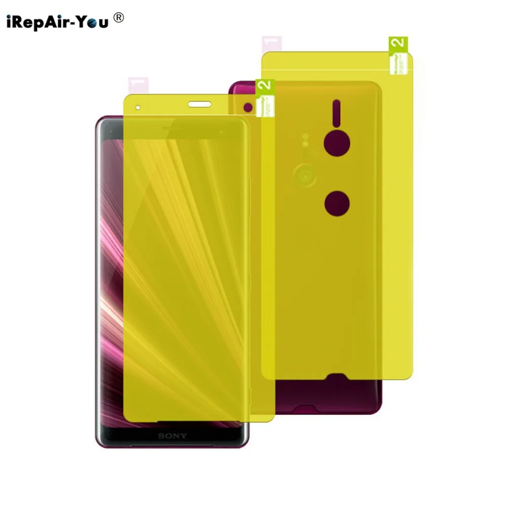 

TPU Hydrogel For Sony Xperia L3 XA3 XA2 Ultra Xperia 10 Plus XZ2 Premium XZ4 XZ3 XZ2 Compact Full Cover Screen protector Film