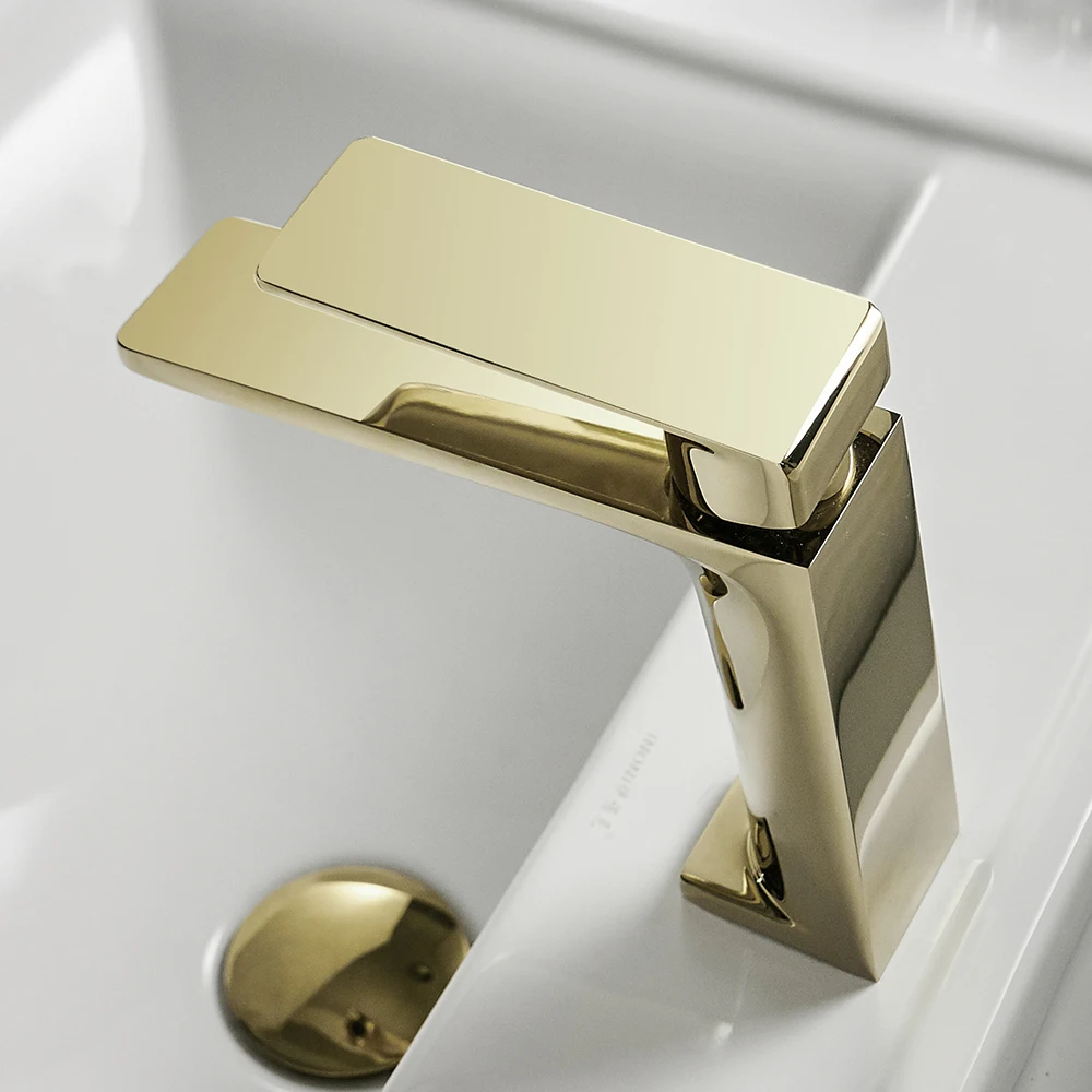 Basin Faucet Bathroom Sink Gold Faucet Single