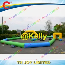 Красочные надувные воздушные дорожки для картинга/надувные гоночные дорожки с мячом Зорб/дешевая надувная гоночная дорожка из ткани Оксфорд на продажу