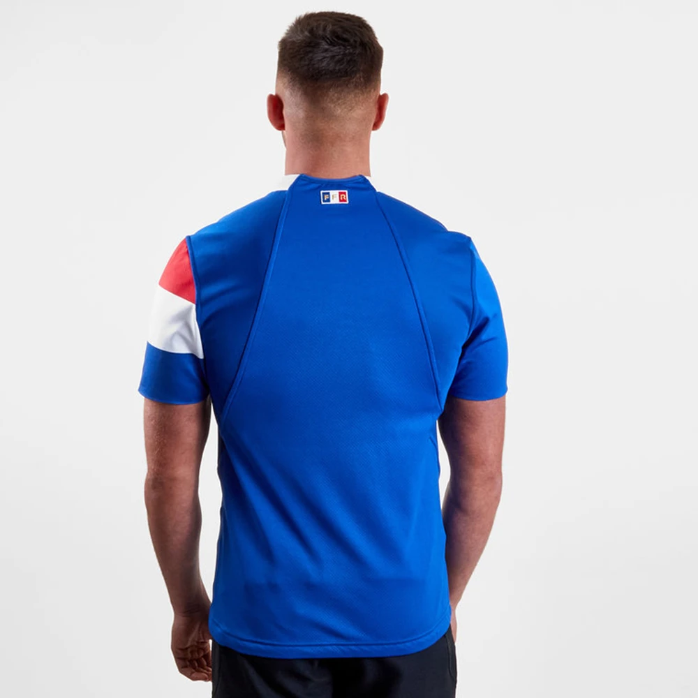 مخصص اسم و لكم رقم 2019 فرنسا المنزل المناوب قميص لرياضة الرجبي قميص كرة قدم أمريكية مصنوع من الصوف فرنسا قميص الدوري جيرسي ملابس كاجوال s-3xl