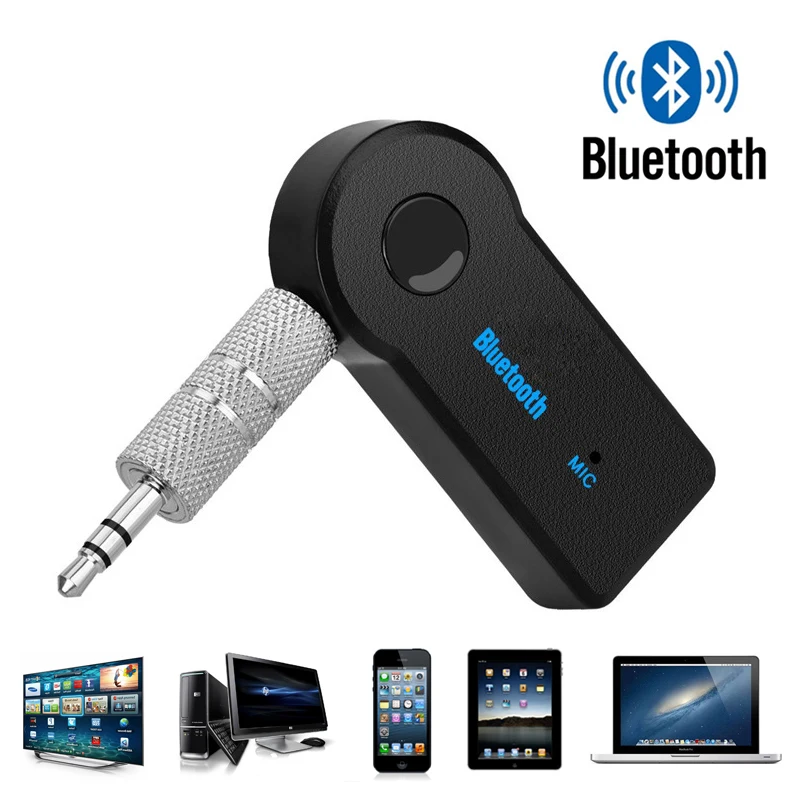 Bluetooth беспроводной для автомобильной музыки аудио стерео 3,5 мм приемник Bluetooth адаптер Aux для наушников Reciever Jack Handsfree