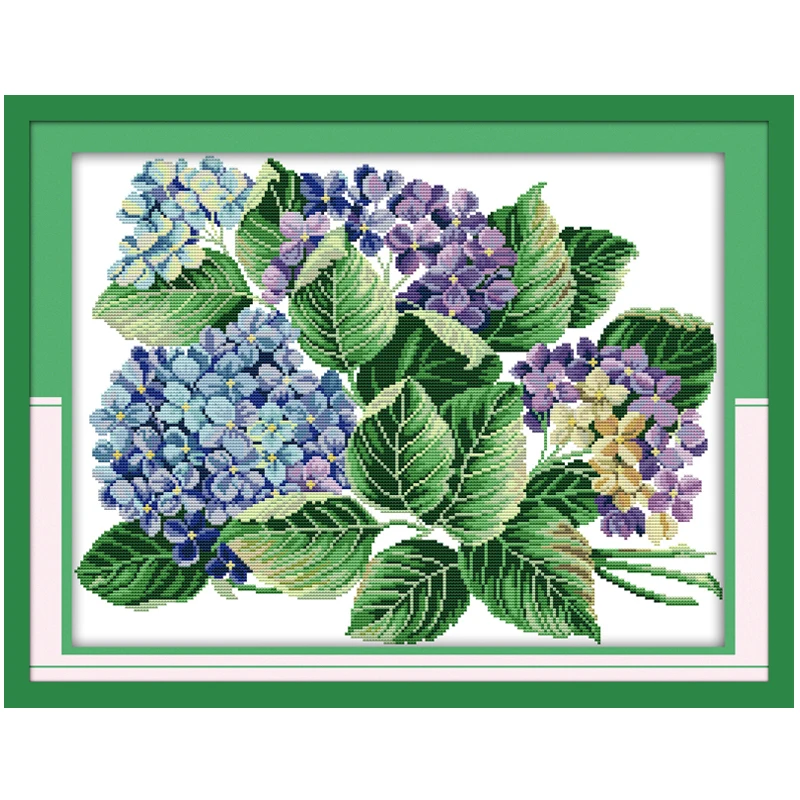 Набор для вышивки крестиком 11CT 14CT с фиолетовыми узорами|cross stitch 11ct|cross setcounted cross |