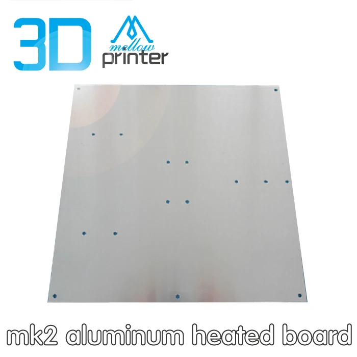 3d принтер reprap mk2 алюминиевая нагревательная плата Алюминиевая Тепловая пластина измерение 220*220*2 мм