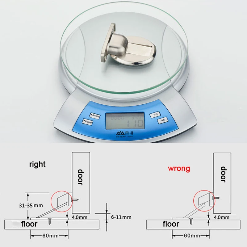 Магнитный дверной ограничитель пол домашний ограничитель Catch Doorstop для двери магнитный дверной ограничитель торшер Магнитный