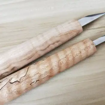 현악기용 날카로운 커터 Luthier 도구 2 개, 바이올린 제작 도구 크고 작은 커터 1 개