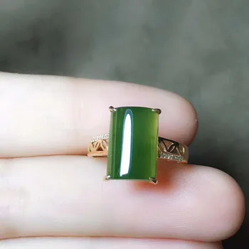 

18k gold with rose gold inlay and Tianbi jade ringh100#