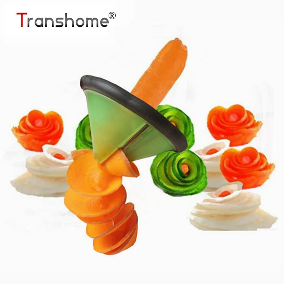 

Tranhsome Vegetable Cutter Slicers 1Pcs Creative Carrot Spiralizer Peeler Shredder Household Kitchen Gadgets Cooking Tools 2019