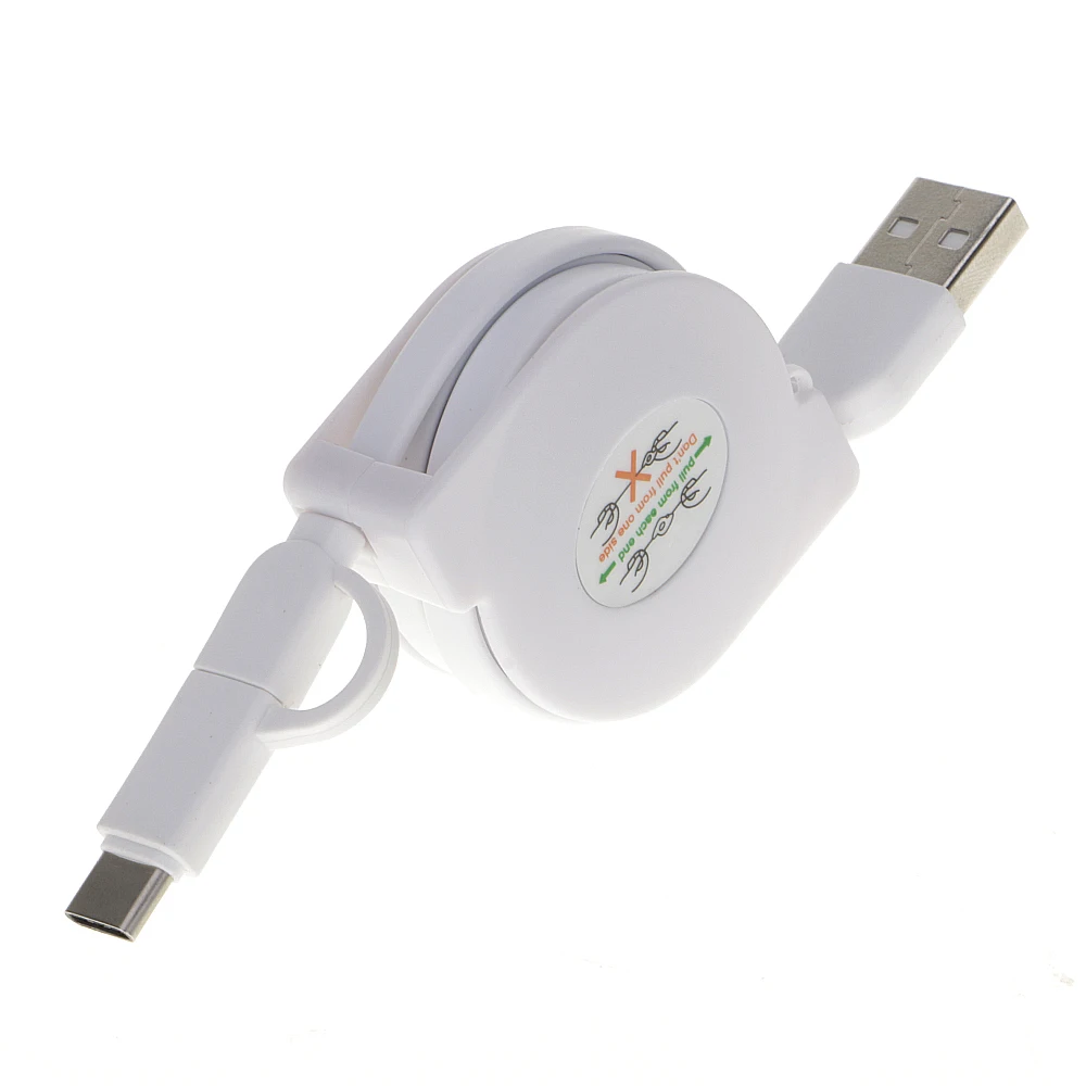 2 в 1 type C Мужской микро USB быстрый мульти зарядный кабель для Apple MacBook