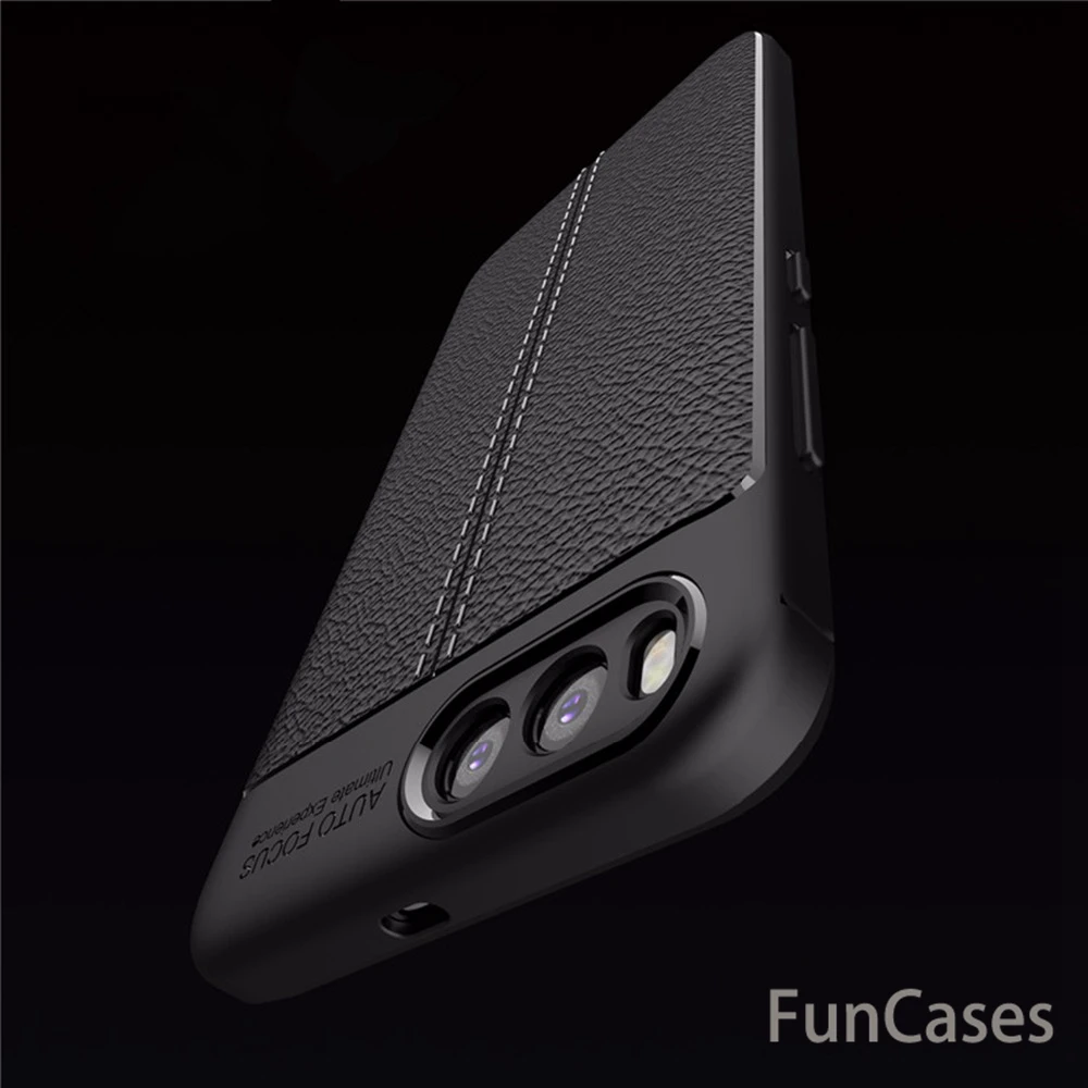 Мягкий ТПУ кожаный чехол из углеродного волокна для Xiaomi Mi Note 3 противоударный