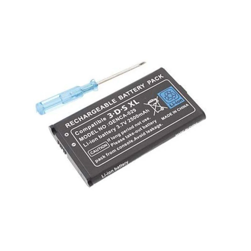 

Lithium-ion Battery For Nintendo 3DS XL LL Batteries For Nintenndo 3DS LL/XL Replacement Rechargeable 2500mAh With Screwdriver