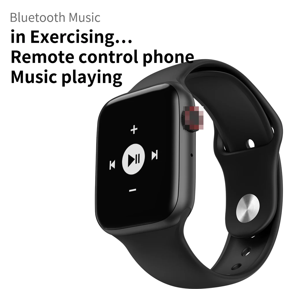 44mm Bluetooth Smart Watch Series 4 1:1 SmartWatch Case for iOS Android Heart Rate ECG Pedometer Upgrade pk IWO 5 6 7 8 9