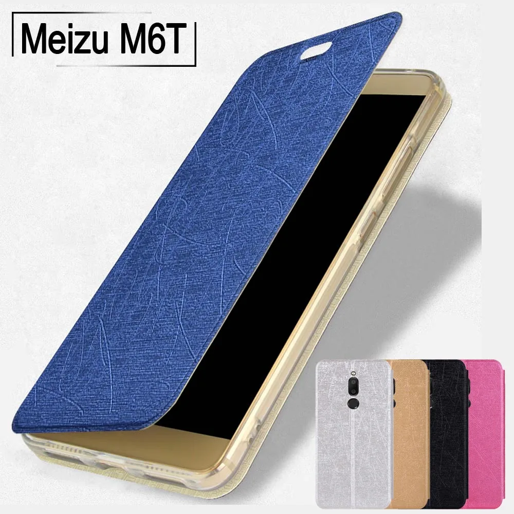 Для meizu M6T чехол global cover тонкая искусственная кожа мягкая ТПУ подставка флип-чехол для meizu MX6 M6 Note M6S чехол для meizu 16xs