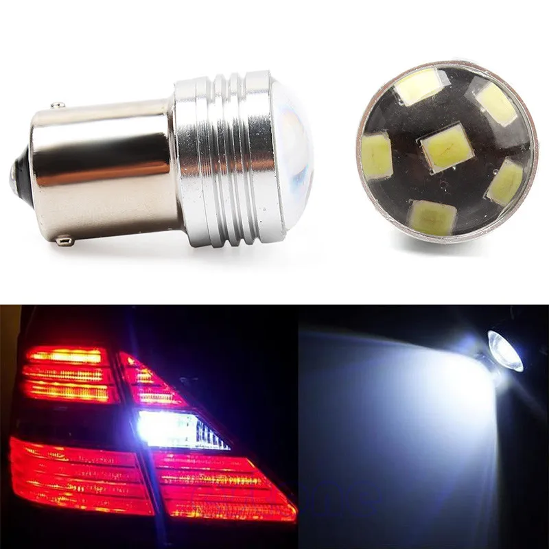Супер яркий 1156 3528 6 SMD СВЕТОДИОДНЫЙ BA15S энергосберегающий высококачественный