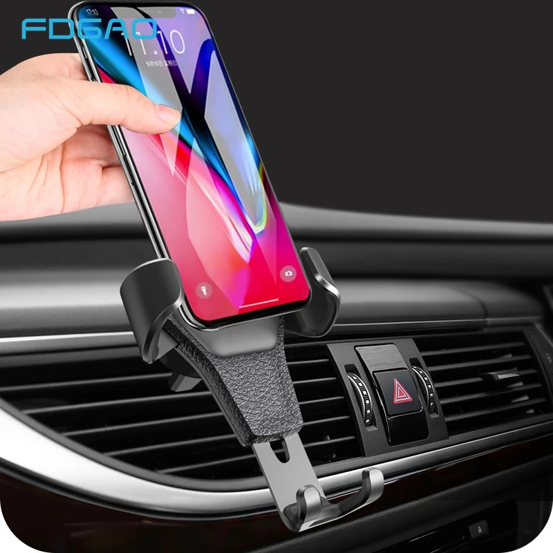 

FDGAO Car Phone Holder Universal Gravity Air Vent Mount Clip Cell For Phone In Car No Magnetic Mobile Phone Stand Smartphone