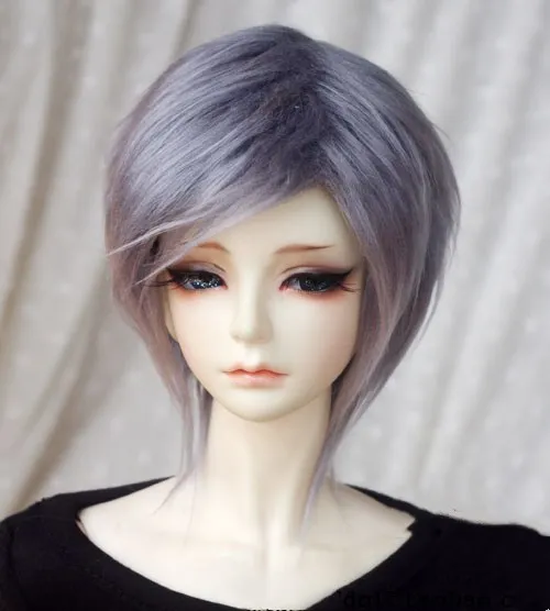 Высокое качество 1/3 1/4 1/6 Серебристые серые волосы BJD SD кукольный парик BJD SD горячая распродажа