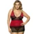 RH80014 Four colors women sleepwear erotic design sleeveless transparent mesh lace sexy plus size lingerie sex sexy baby doll