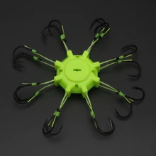 8 застежек лоскут зеленые кнопки накидные крючки, отруби хлеб Ise крючки NP2