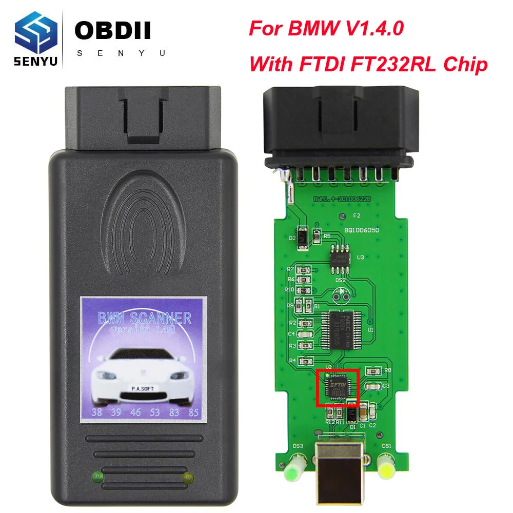 Диагностический сканер OBD2 для BMW диагностический Автомобильный с кабелем