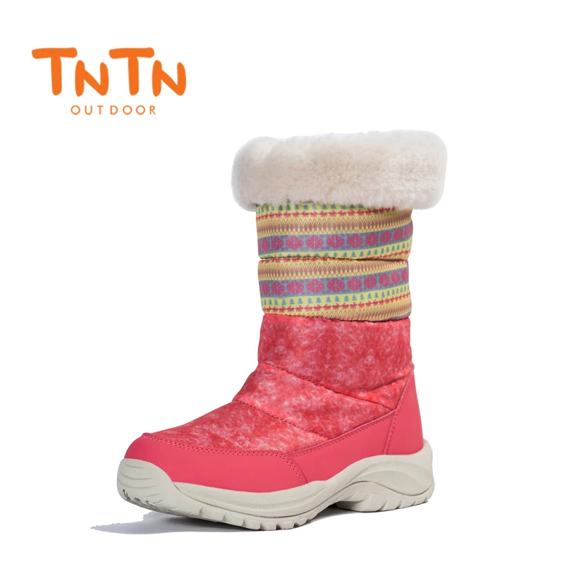 

Women'S Ladies Duck's Down Warm Winter BootS Waterproof Shoes Snow Wools Skiing 100% High Quality Leisure New