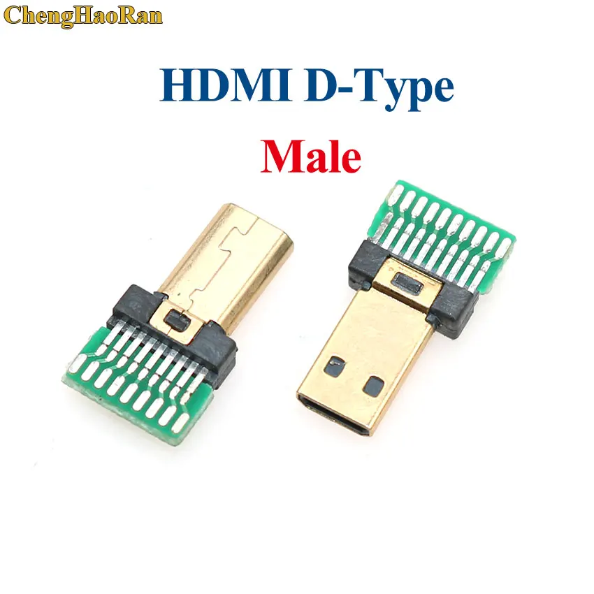 HDMI male ChengHaoRan для iPhone 5 5S 6 Мини видеокамера с разъемом Micro USB Для DIP адаптер PCB Тесты Плата USB 2,0 3,0 3,1/Тип-C/HDMI Женский Разъем - Цвет: HDMI male